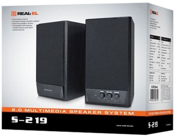 Акустична система REAL-EL S-219 Black фото5