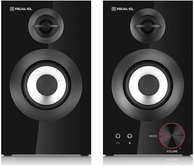 Акустична система REAL-EL S-420 Black фото2