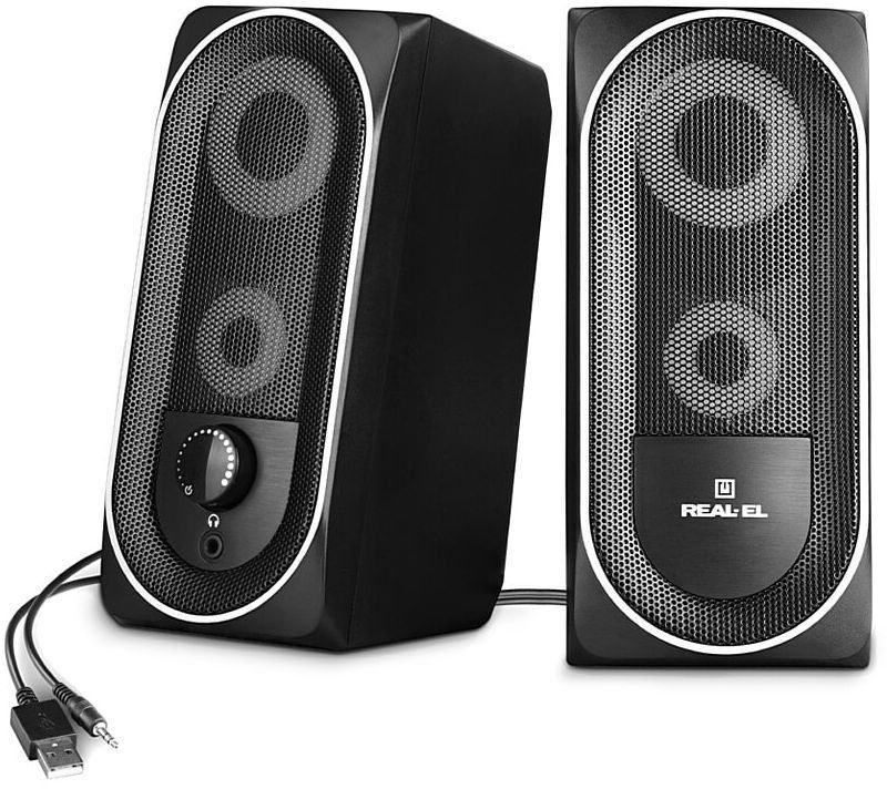 Акустическая система REAL-EL S-110 Black фото4