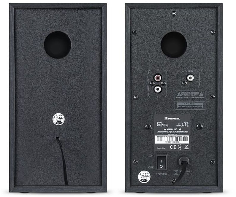 Акустична система REAL-EL S-250 Black фото5