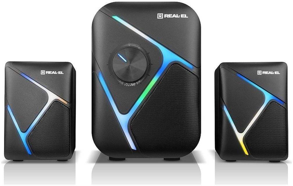Акустическая система REAL-EL M-320 Black фото2