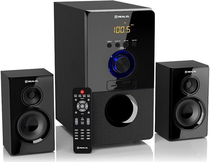 Акустическая система REAL-EL M-555 Black фото3