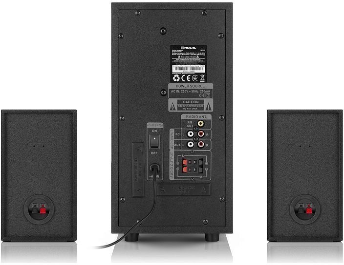 Акустическая система REAL-EL M-555 Black фото4