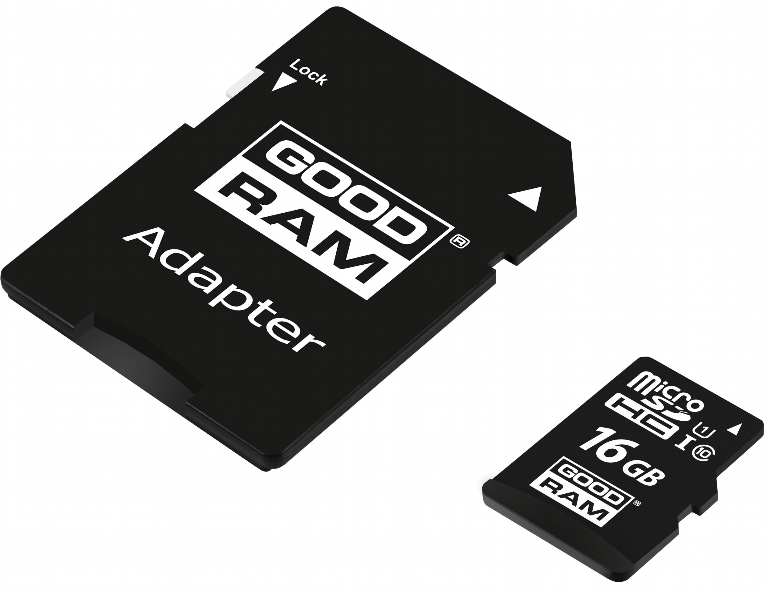 Карта памяти Goodram MicroSDHC 16GB UHS-I Class 10 + SD-adapter (M1AA-0160R12) фото2