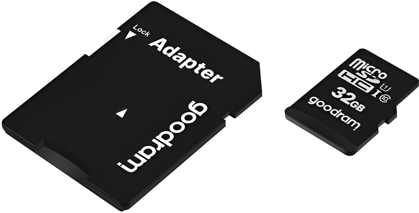 Карта памяти Goodram MicroSDHC 32GB UHS-I Class 10 + SD-adapter (M1AA-0320R12) фото2