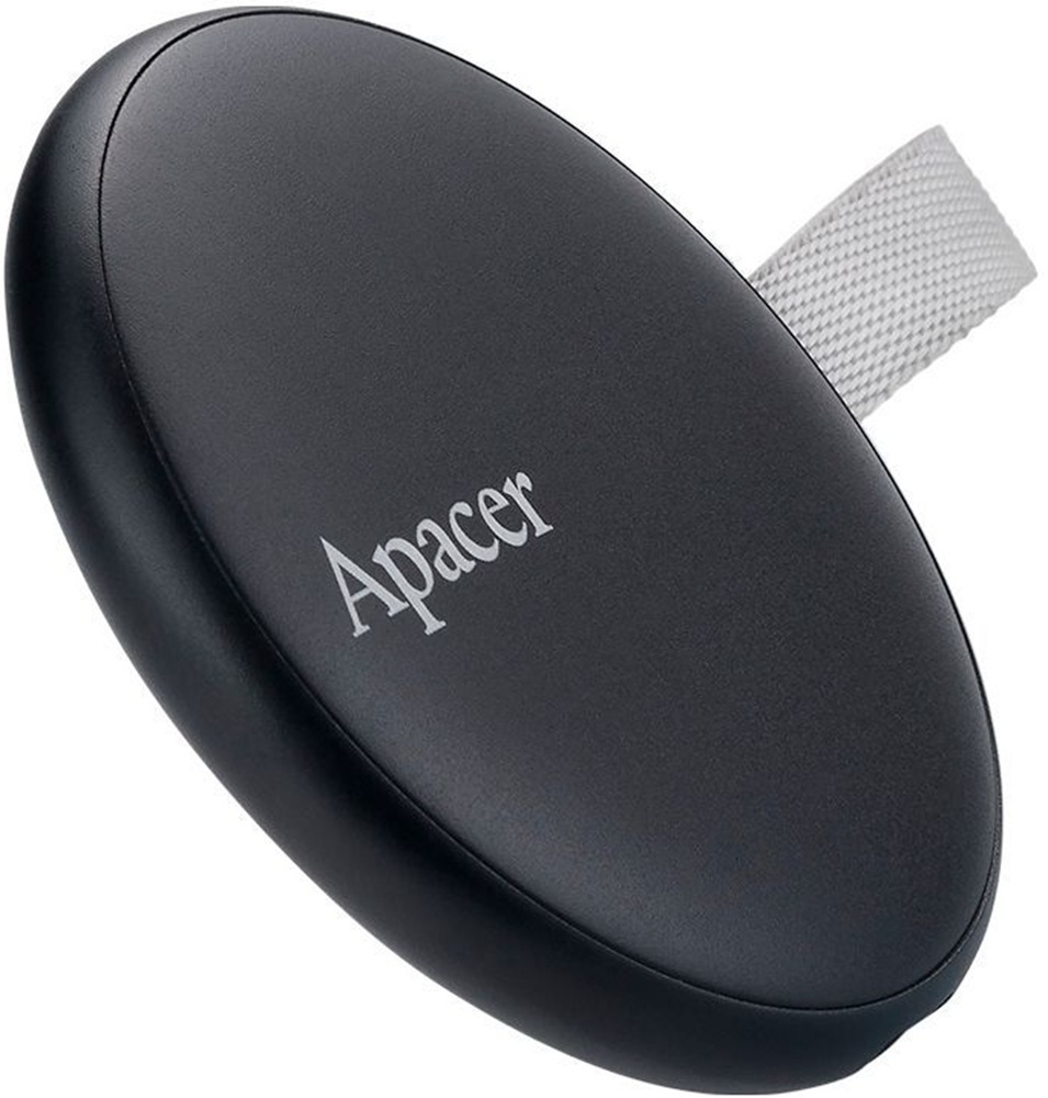 Накопичувач зовнішній SSD 1TB Apacer Magnetic Portable AS725 Black (AP1TBAS725B-1) фото