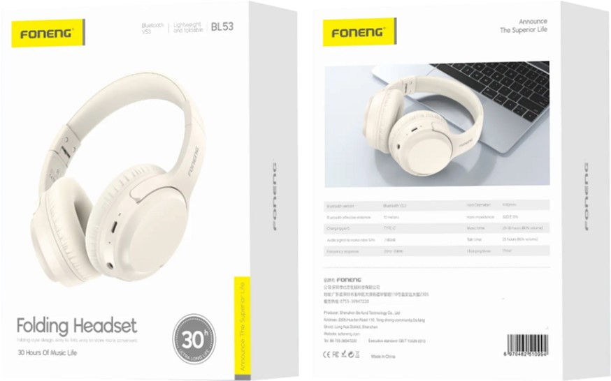 Навушники Foneng Neckband Sport (BL53-BG) фото2