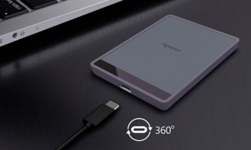 Накопичувач зовнішній SSD 1TB Apacer AS724 Mauve (AP1TBAS724M-1) фото