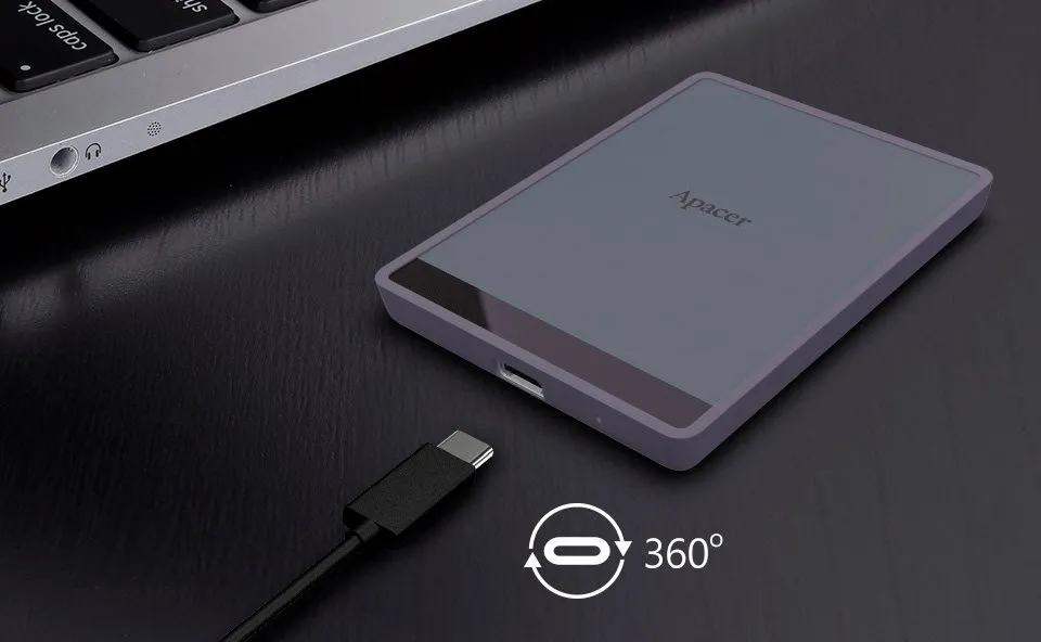 Накопичувач зовнішній Apacer SSD 512GB AS724 Mauve (AP512GAS724M-1) фото