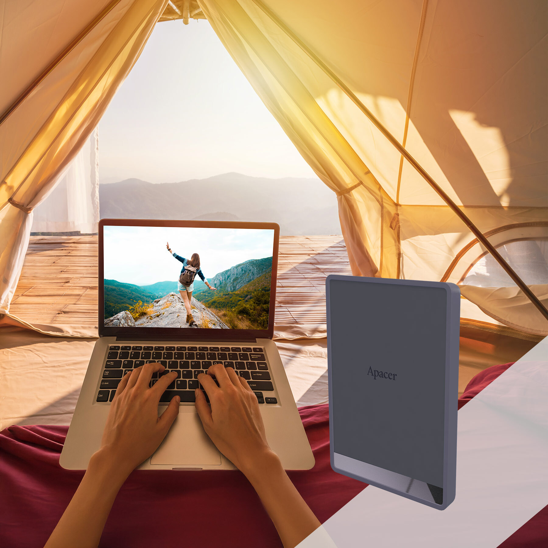 Накопичувач зовнішній Apacer SSD 512GB AS724 Mauve (AP512GAS724M-1) фото