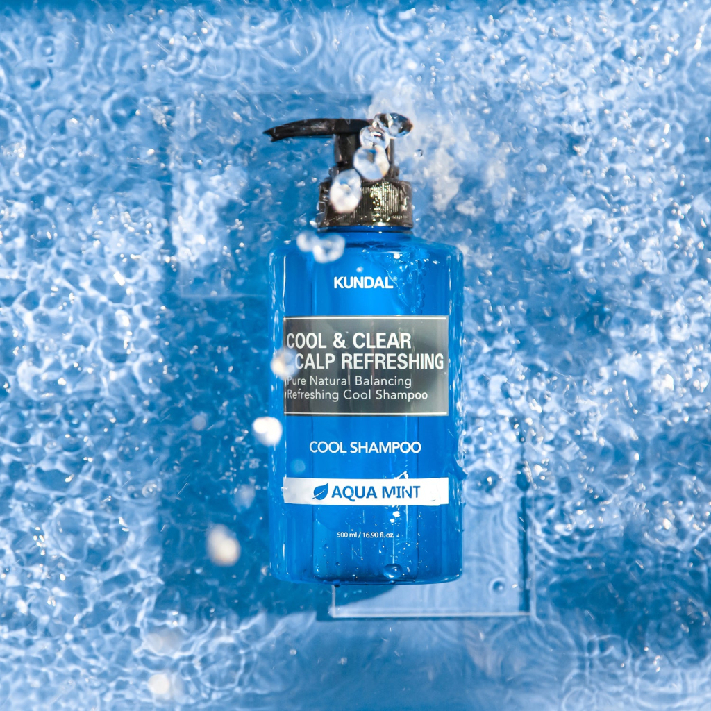 Шампунь Kundal Cool & Clear Scalp Refreshing Shampoo Aqua Mint 500 мл (8809693253265) фото3