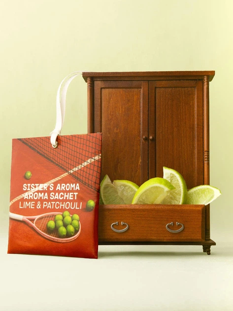Ароматичне саше Sister's Aroma Lime & Patchouli 15 г (4820227785926) фото3