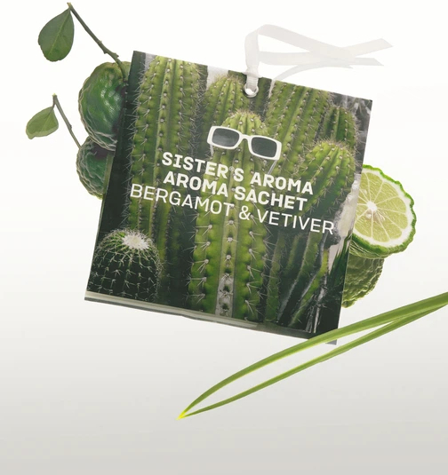 Ароматическое саше Sister's Aroma Bergamot &amp; Vetiver 15 г (4820227785940) фото