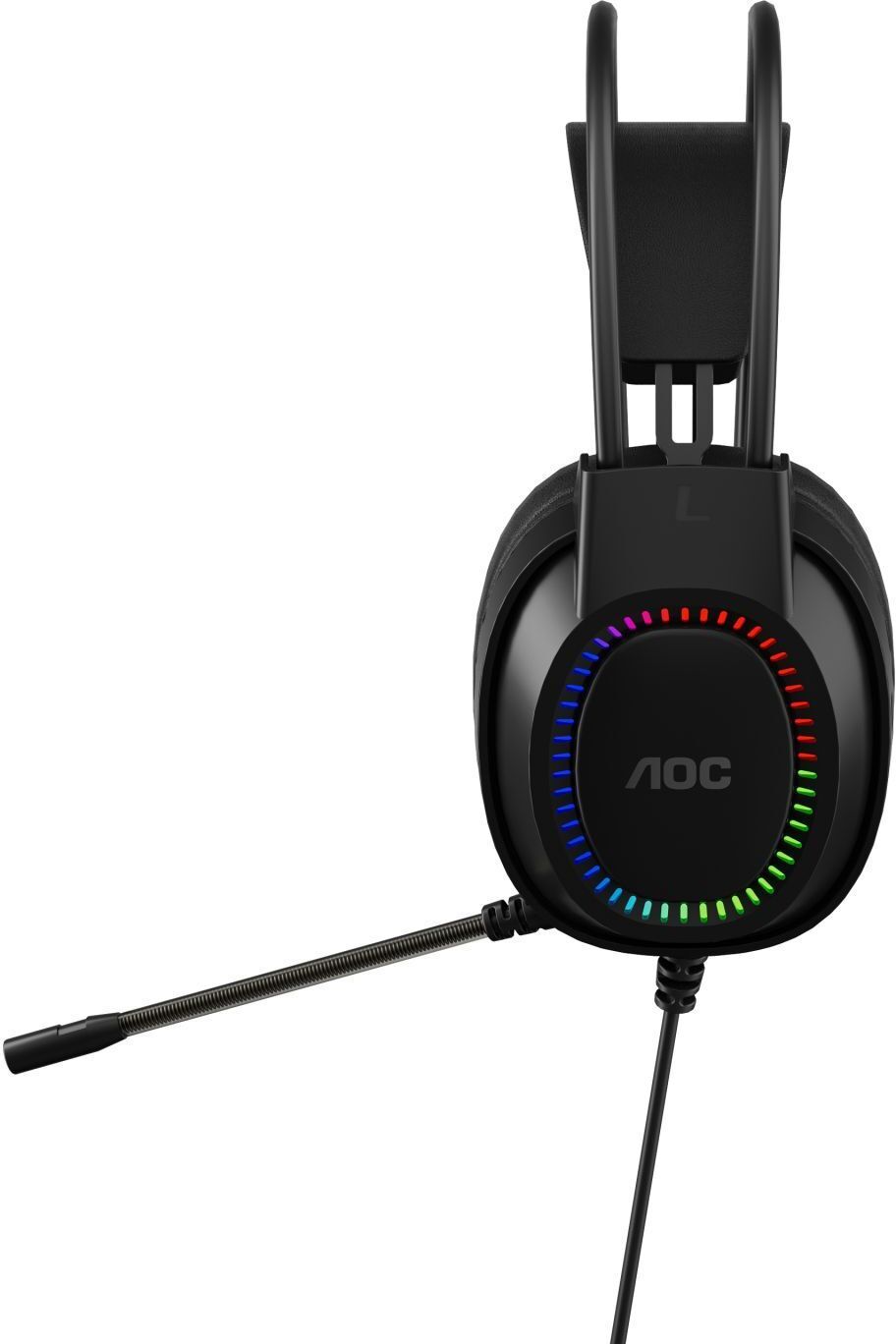 Ігрова гарнітура AOC ACG2500BK RGB Black (ACG2500BK/00) фото