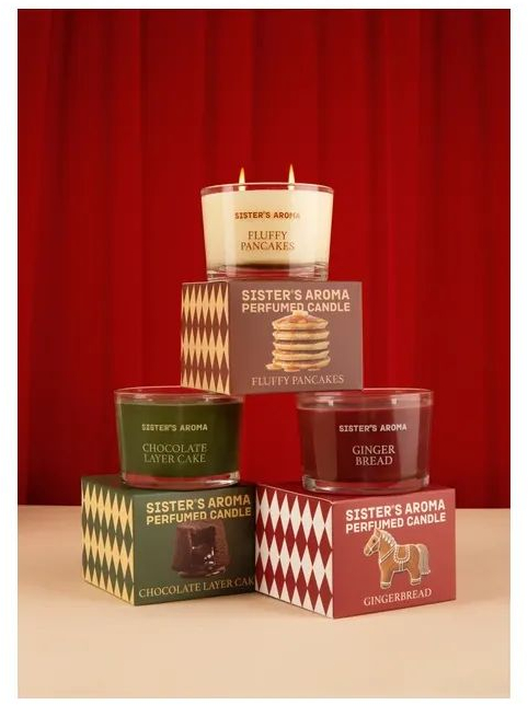 Ароматична свічка Sister's Aroma Gingerbread 150 г (4820227786299) фото