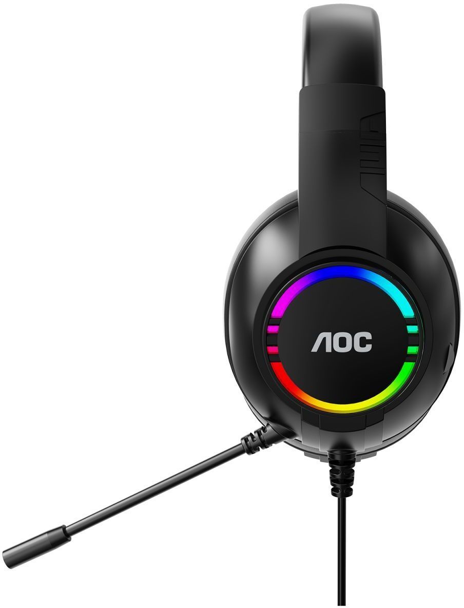 Ігрова гарнітура AOC ACG2510BK RGB Black (ACG2510BK/00) фото2