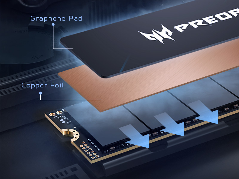 SSD Накопитель Acer M.2 2280 2TB GM9 Predator (BL.9BWWR.137) фото8