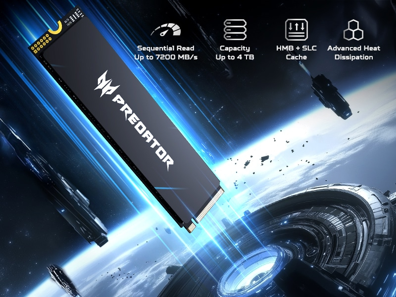 SSD Накопитель Acer M.2 2280 2TB GM6 Predator (BL.9BWWR.134) фото5