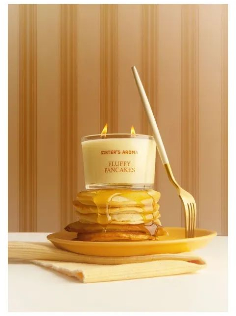 Ароматична свічка Sister's Aroma Fluffy Pancakes 150 г (4820227786275) фото5