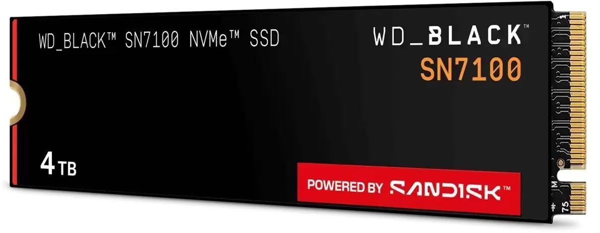 SSD Накопичувач WD M.2 2280 4TB Black SN7100 (WDS400T4X0E-00CJA0) фото2