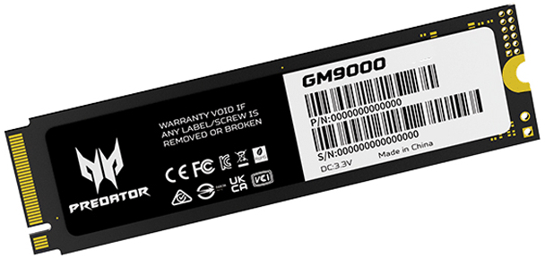 SSD Накопитель Acer M.2 2280 1TB GM9000 Predator (BL.9BWWR.129) фото5