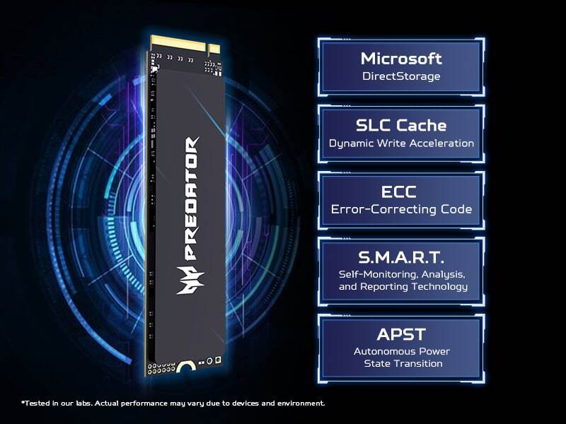 SSD Накопитель Acer M.2 2280 2TB GM9000 Predator (BL.9BWWR.130) фото5