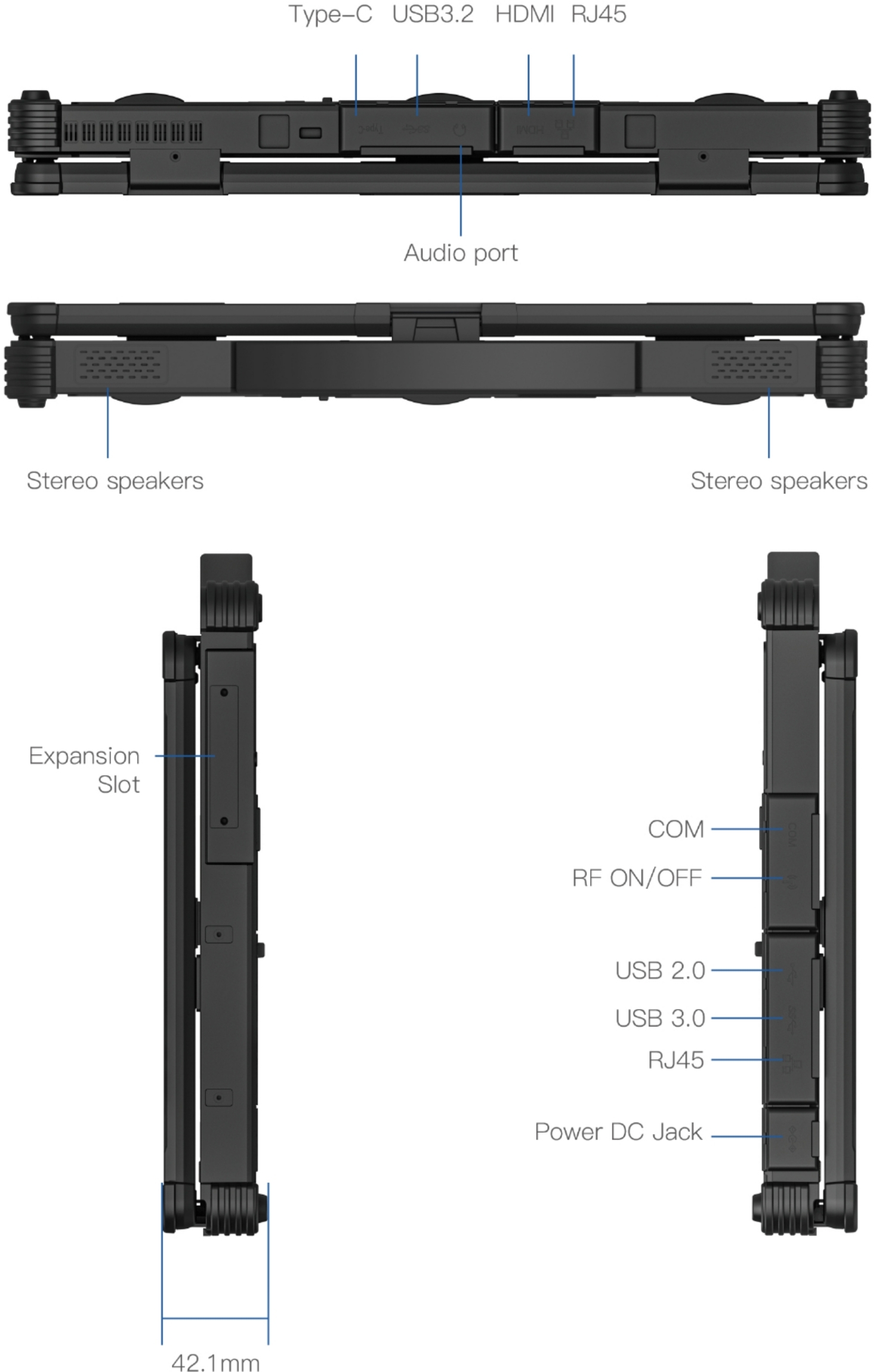 Ноутбук Vinga Scout X14A (X14A-1235161024BWP) фото11