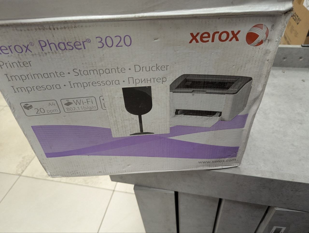 Принтер лазерный Xerox Phaser 3020BI с Wi-Fi (3020V_BI) фото4