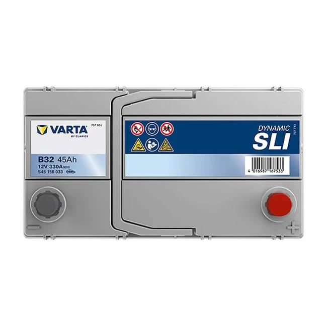 Акумулятор автомобільний Varta Blue Dynamic 45Аh без нижн. бурта (545156033) фото