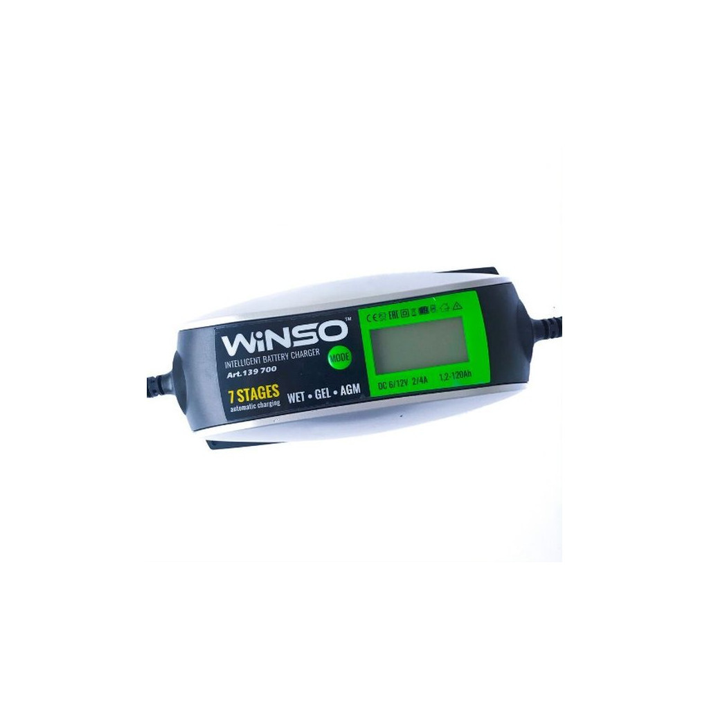 Зарядний пристрій для автомобільного акумулятора WINSO 139700 фото2