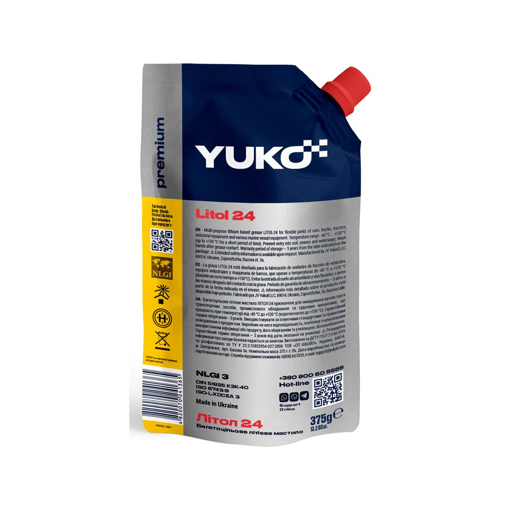 Мастило автомобільне Yuko Літол-24 375г (4820070241365) фото2