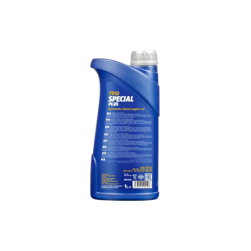 Моторна олива Mannol SPECIAL PLUS 1л 10W-30 (MN7512-1) фото2