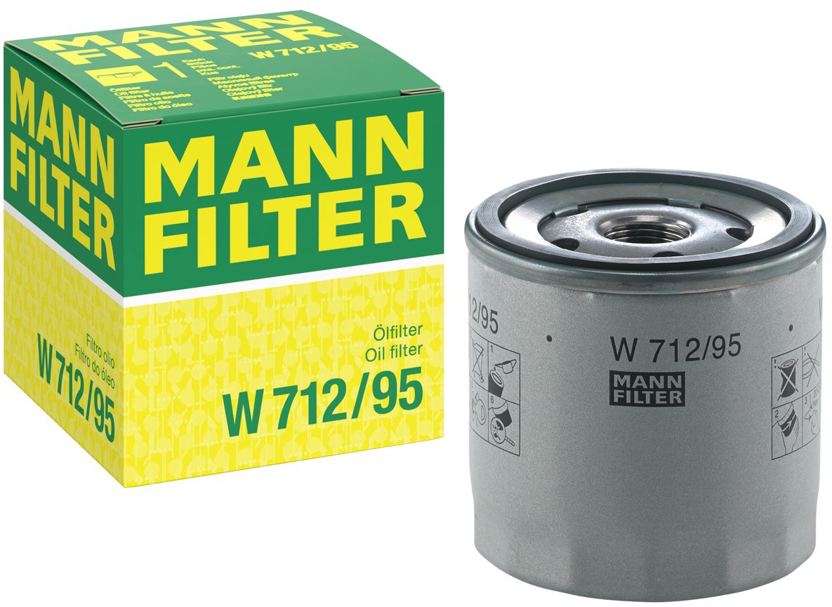 Масляный фильтр Mann W712/95 фото2