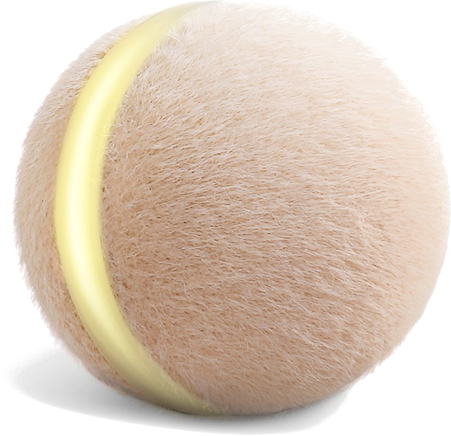 Інтерактивна іграшка для домашніх тварин Cheerble Wicked Ball M3 (Apricot Beige) фото2