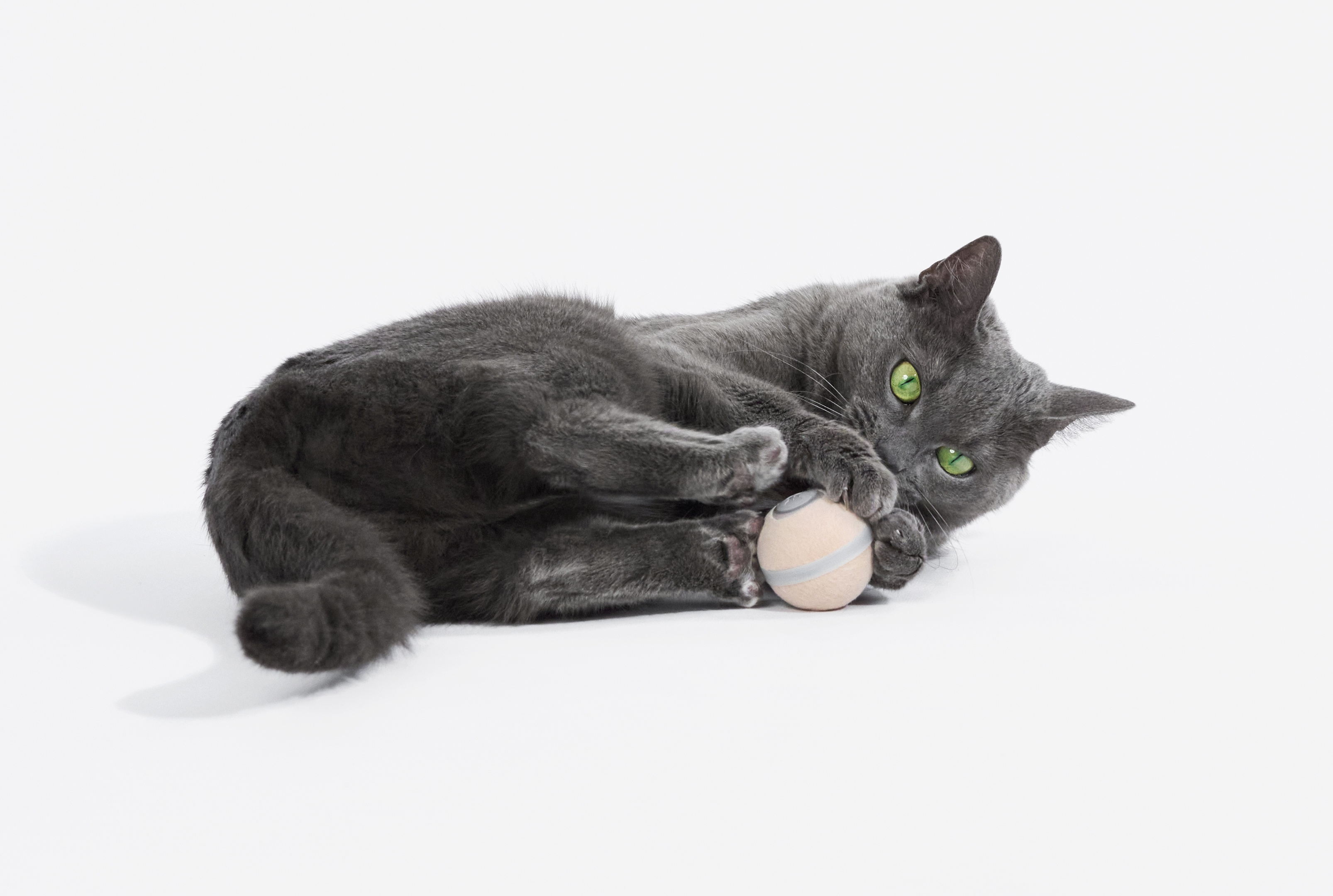 Інтерактивна іграшка для домашніх тварин Cheerble Wicked Ball M3 (Apricot Beige) фото9