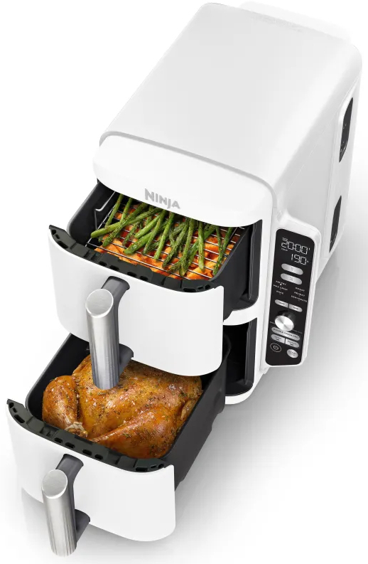 Мультипечь Ninja Double Stack XL 2-Level Air Fryer SL400EUWH фото5