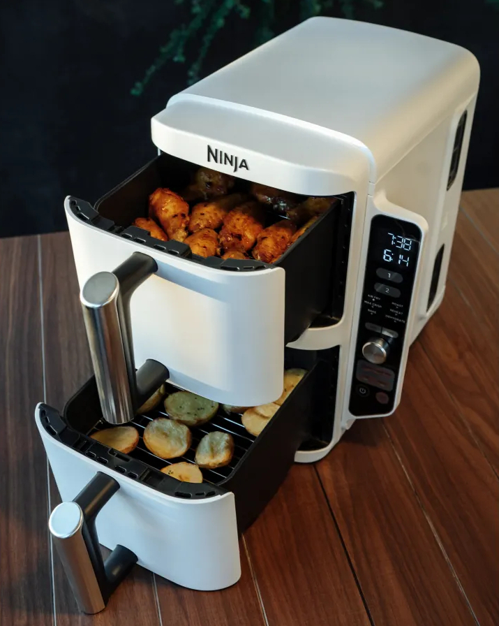 Мультипечь Ninja Double Stack XL 2-Level Air Fryer SL400EUWH фото13