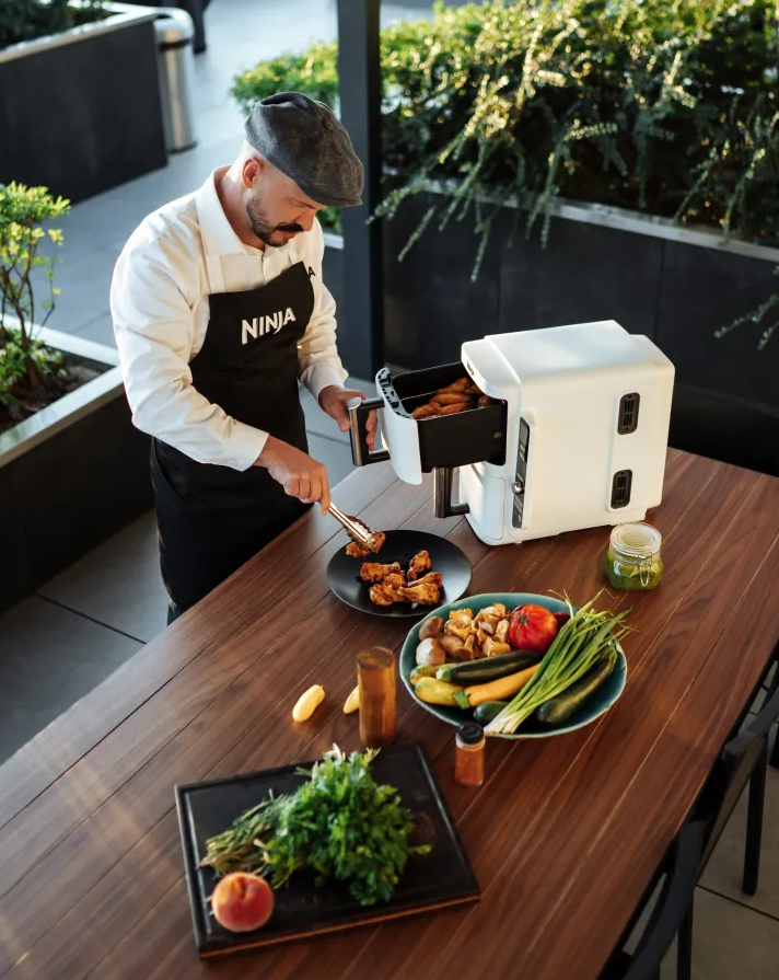 Мультипечь Ninja Double Stack XL 2-Level Air Fryer SL400EUWH фото9