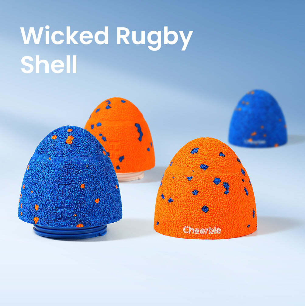 Інтерактивна іграшка для домашніх тварин Cheerble Wicked Rugby (Royal Blue) фото16