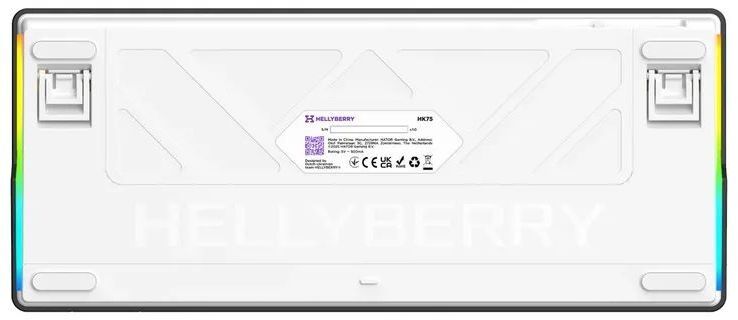 Ігрова клавіатура Hator Hellyberry HK75 White-Violet фото4