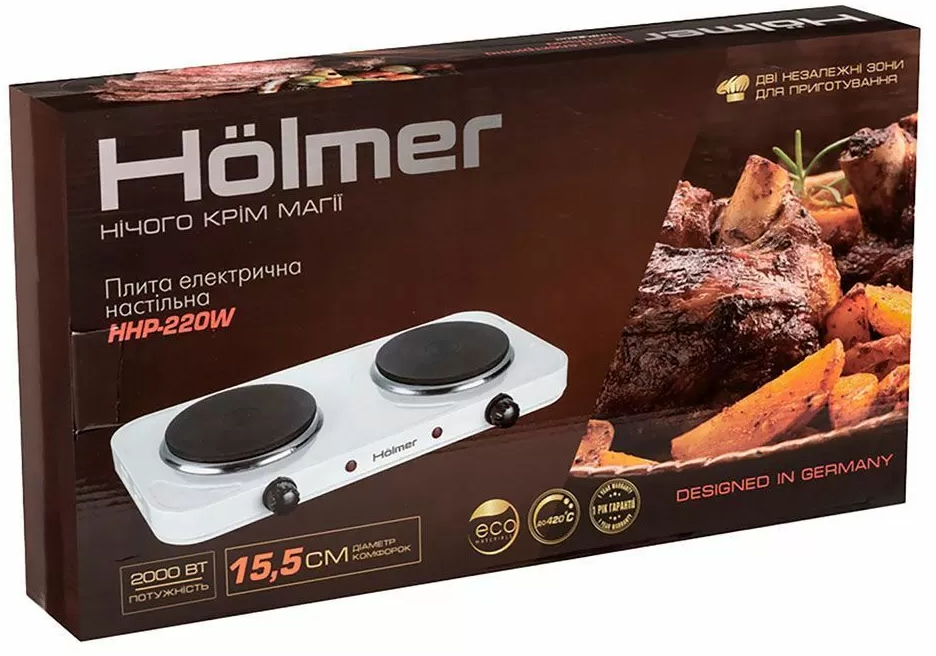 Настольная плита Holmer HHP-220W фото6