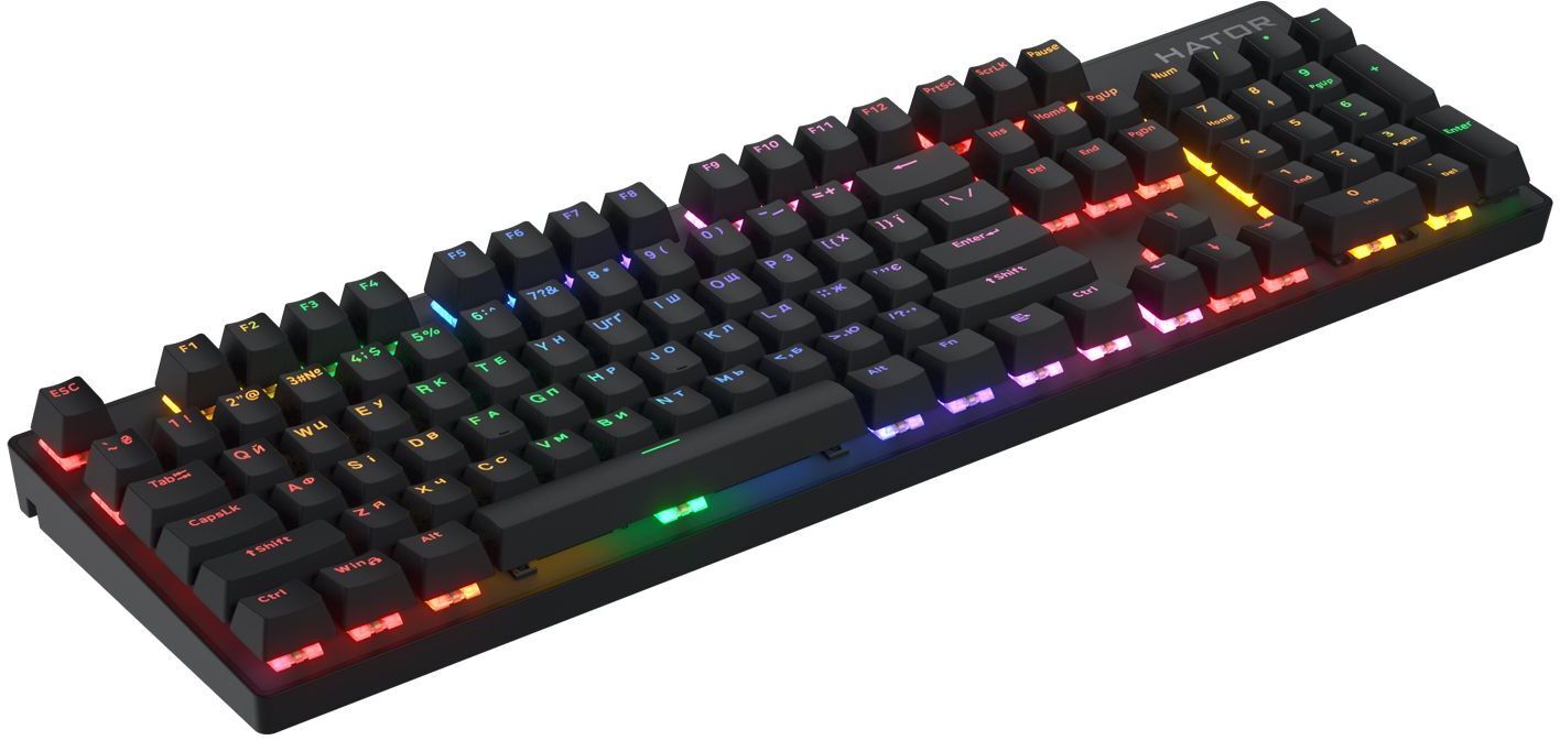 Ігрова клавіатура Hator Icefall Mecha Rainbow Black (HTK104UA) фото2