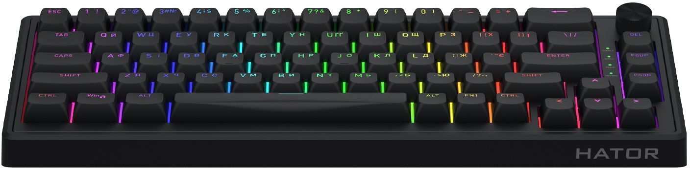 Ігрова клавіатура Hator Skyfall 65 Aurum Sterling Black (HTK1160UA) фото