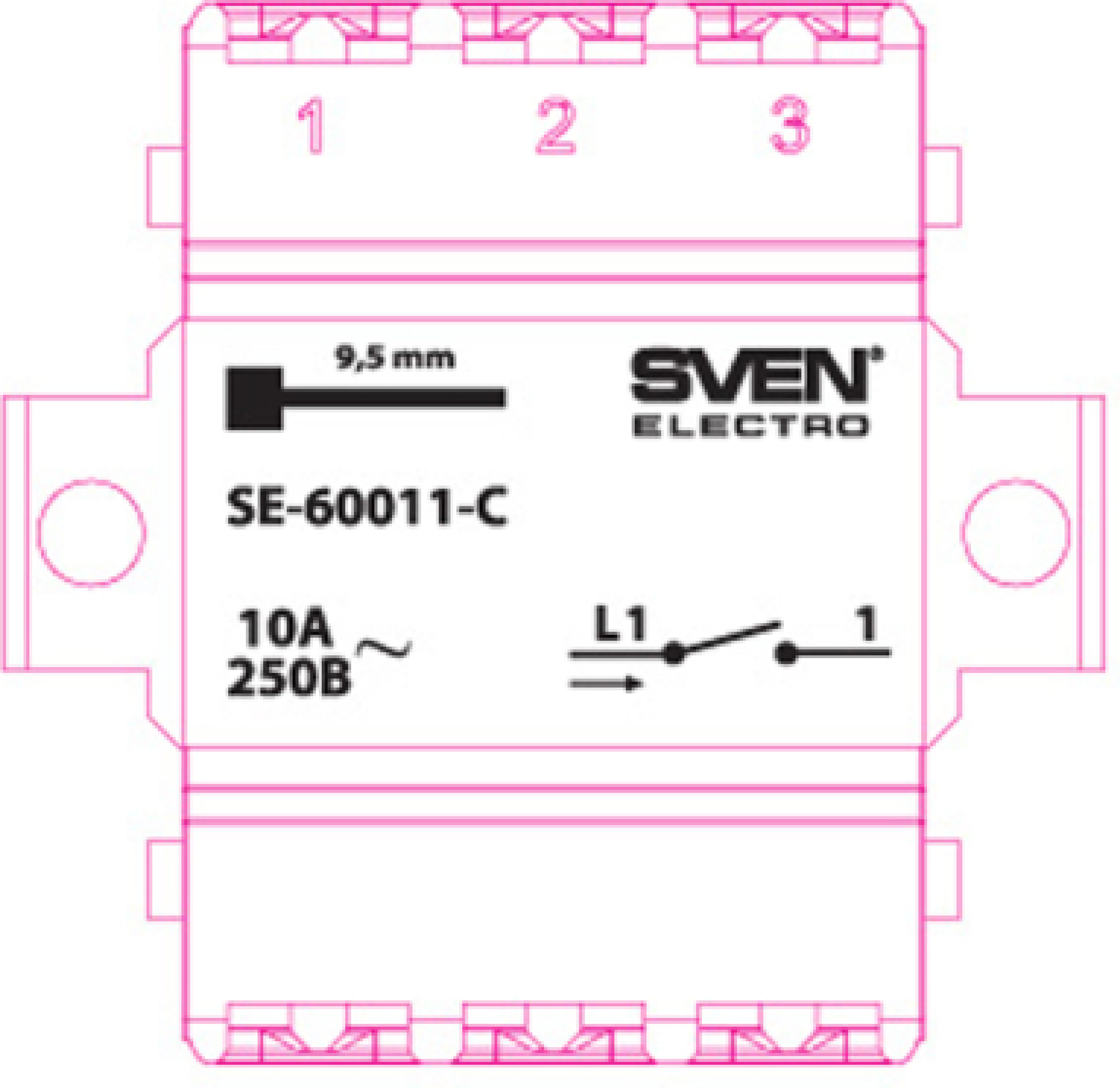 Выключатель Sven SE-60011-C cream (7100032) фото3