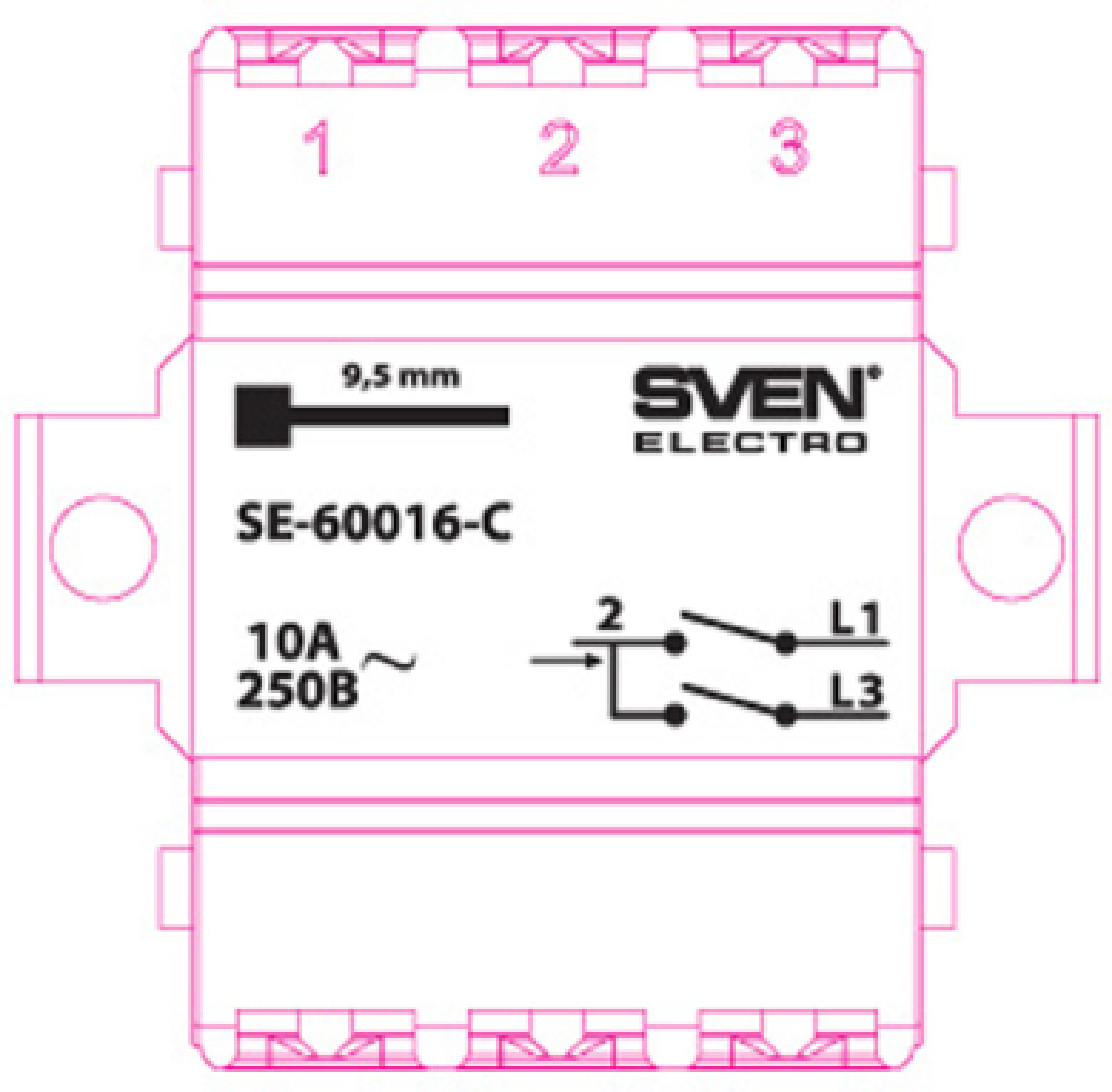 Выключатель Sven SE-60016-C cream (7100040) фото3