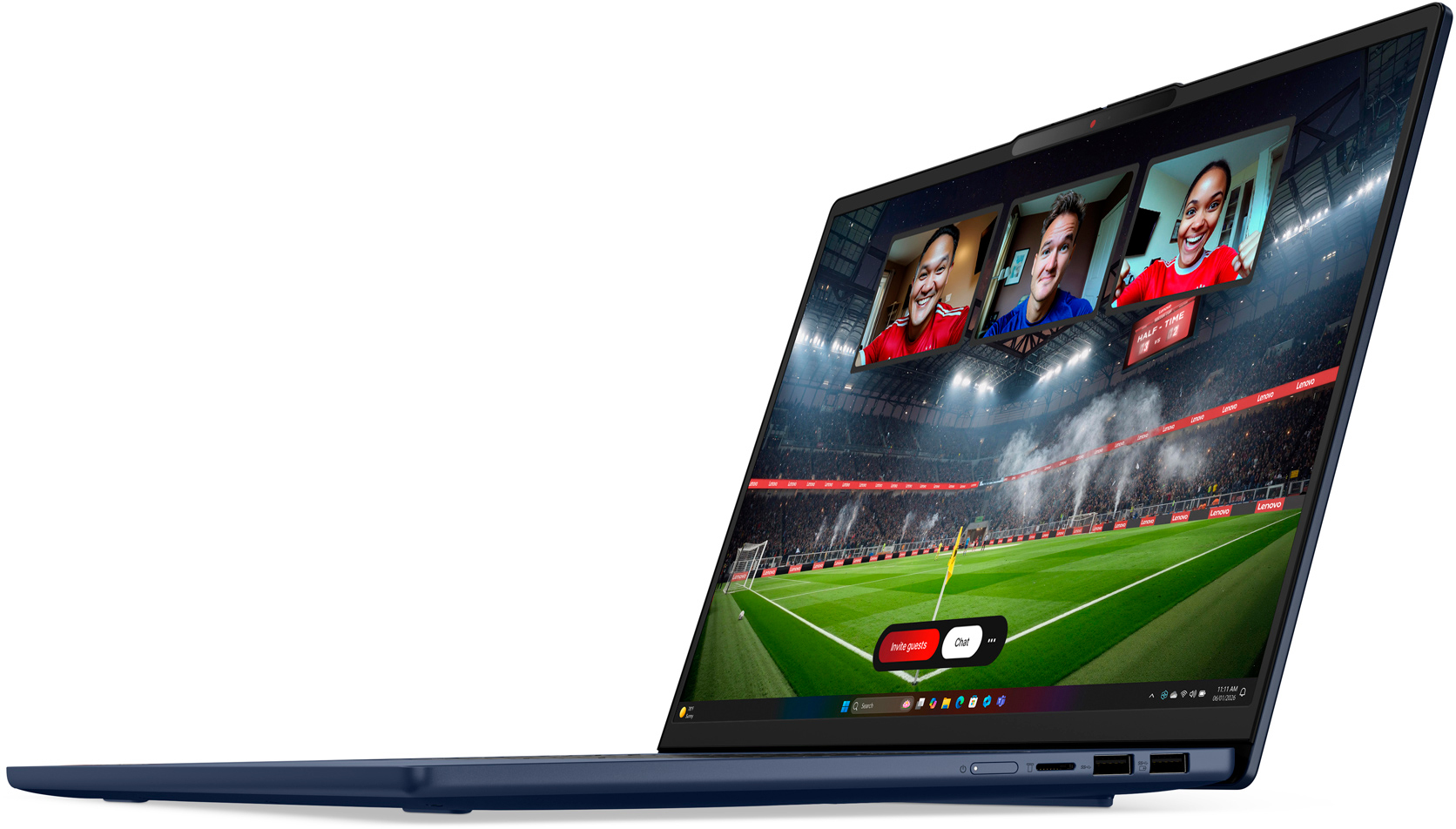 Ноутбук LENOVO IdeaPad Slim 5 16AGP11 Cosmic Blue (83S2005DRA) фото