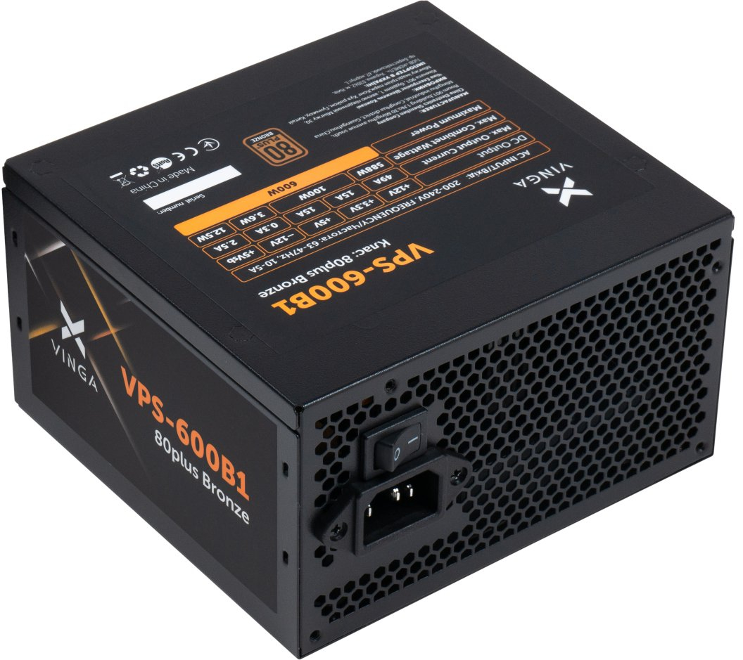 Блок живлення Vinga 600W (VPS-600B1) фото5