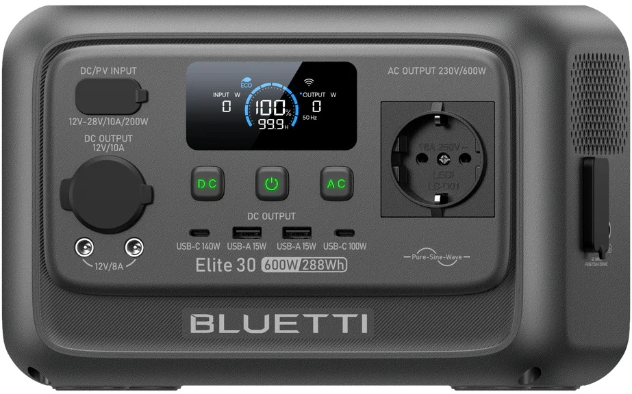 Зарядна портативна електростанція Bluetti Elite 30 V2 (EL30V2) фото