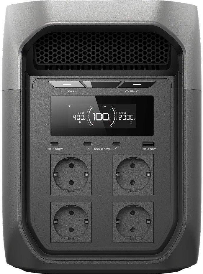 Зарядная портативная электростанция EcoFlow Delta 3 Max, 2400W (EFD3M-G-EU-CBOX) фото2