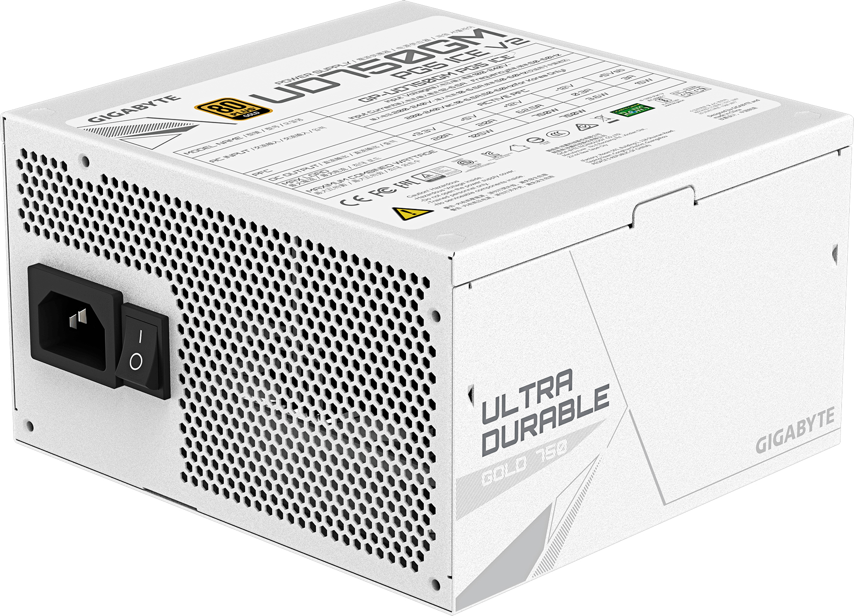 Блок питания Gigabyte GP-UD750GM PG5 V2 ICE 750W фото2